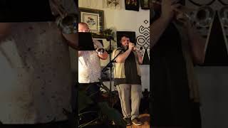 Crazy sax tonguing! Street Brass Band live