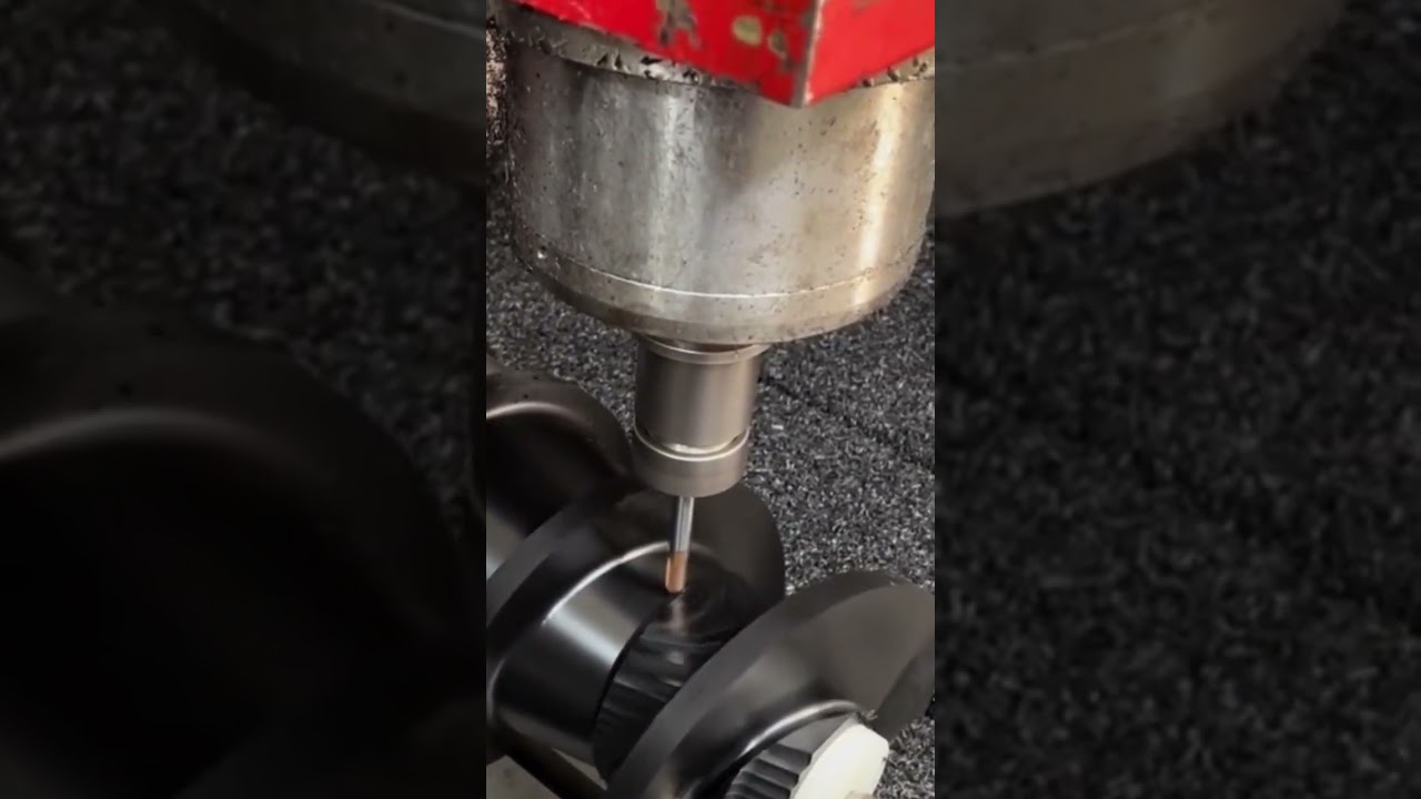 CNC processing spiral shaped nylon parts