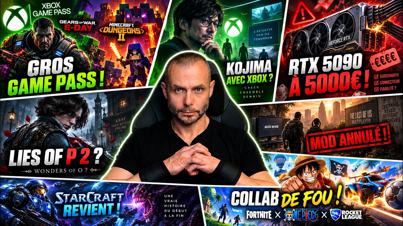 🔥ACTU GAMING DU JOUR (16 Septembre): WOLVERINE prend sa REVANCHE ! Xbox et KOJIMA le grand amour