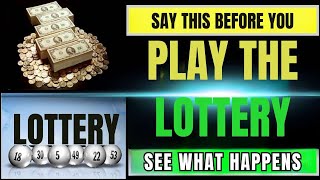 POWERFUL PRAYER to WIN THE LOTTERY TODAY!!