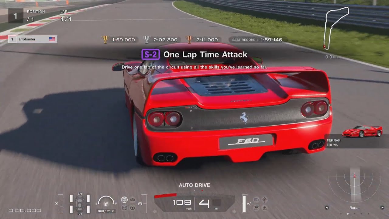 Gran Turismo 7 - S-2 One Lap Time Attack | Gold Time