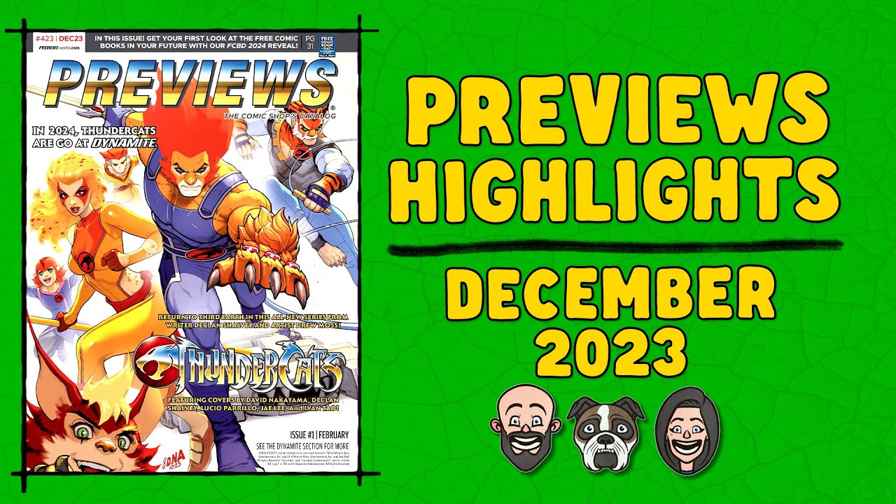 December 2023 Comic Book Previews Highlights
