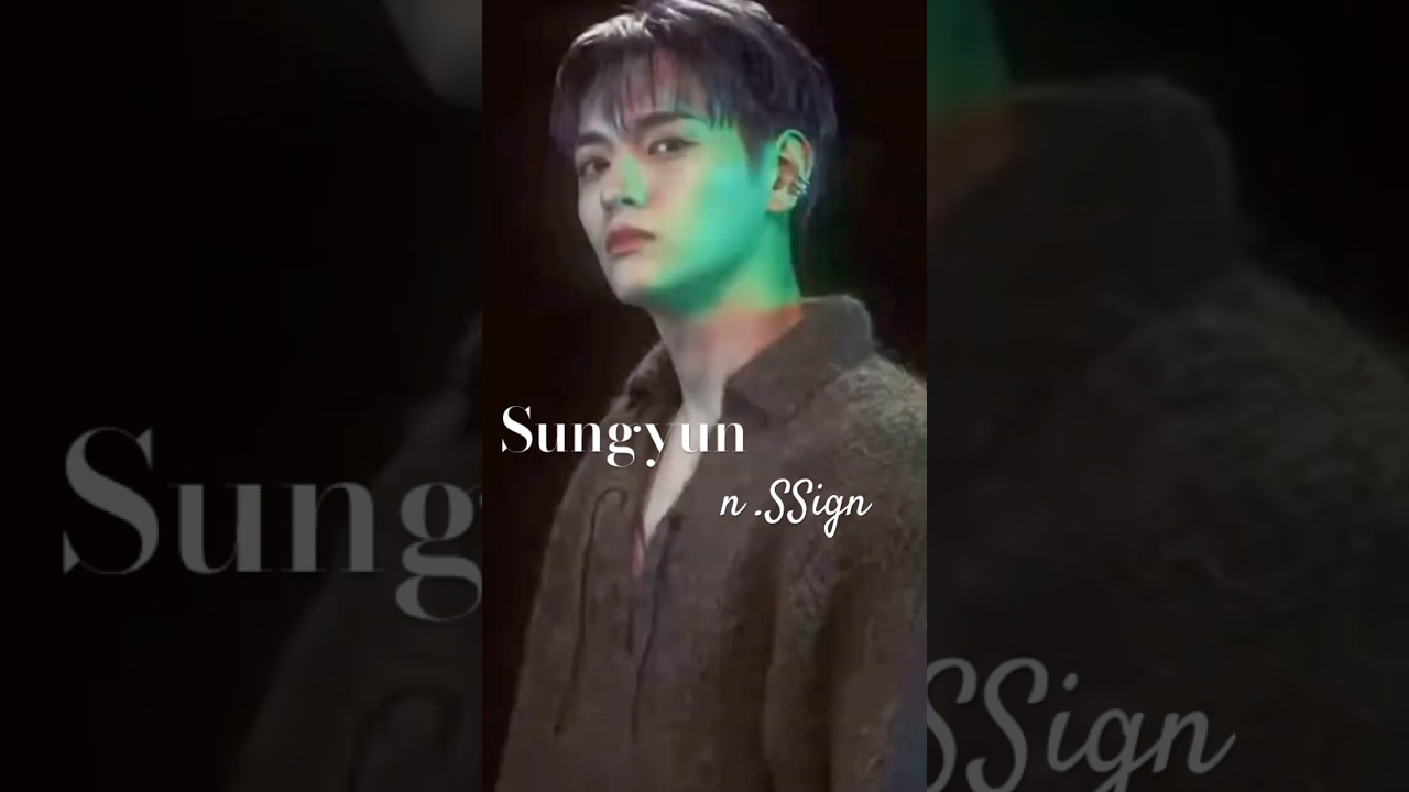 n .SSign 3rd Mini Album 'Love Potion'MVソンユンのパートを編集しま