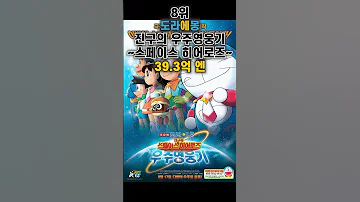 도라에몽 극장판 역대 흥행순위 TOP 10 Shorts 
