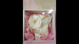 【シェリーマリエ】H431-135　カメリアのリングピロー