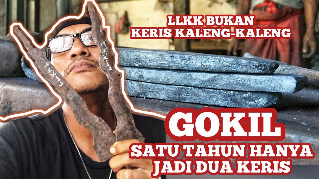 LLKK4🐮🔥Gokil !!! Membuat Keris Selama Setahun, Baru Jadi Bakalan Kodokan Keris 😱