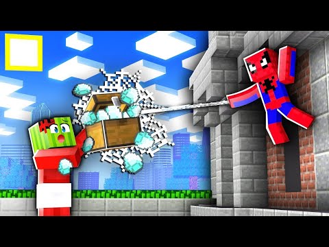 Pranking My Friend as SPIDERMAN in Minecraft!