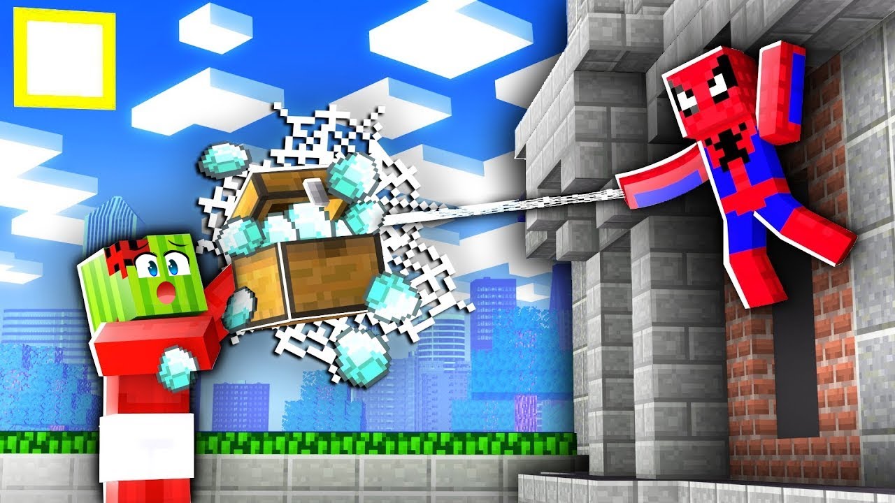 Pranking My Friend as SPIDERMAN in Minecraft!
