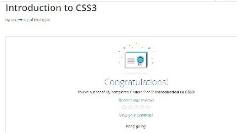 Coursera : Introduction to CSS 3 | Week 1 Quiz Answer