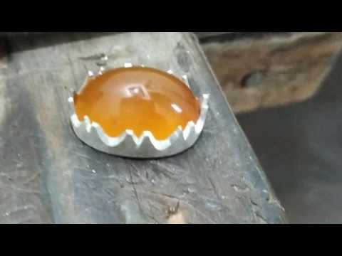 MEMBUAT LIONTIN  batu akik hanya dalam 1 JAM. 