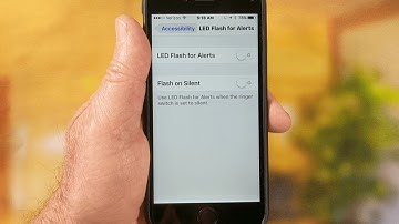 Smartphone LED flash notification