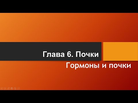 Физиология. Глава 6. Почки. Гормоны и почки