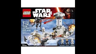 Lego Star Wars - Hoth Attack 75138 Speedbuild