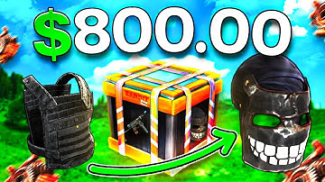 Turning 88$ Into 800$ Rust skins on BanditCamp!  - Rust gambling