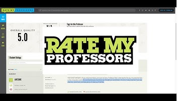 The smartest way to use RATE MY PROFESSORS.com
