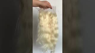 Lovebeautywig 12Inch Body Wave Blonde 136 Transparent Lace Frontal Human Hair
