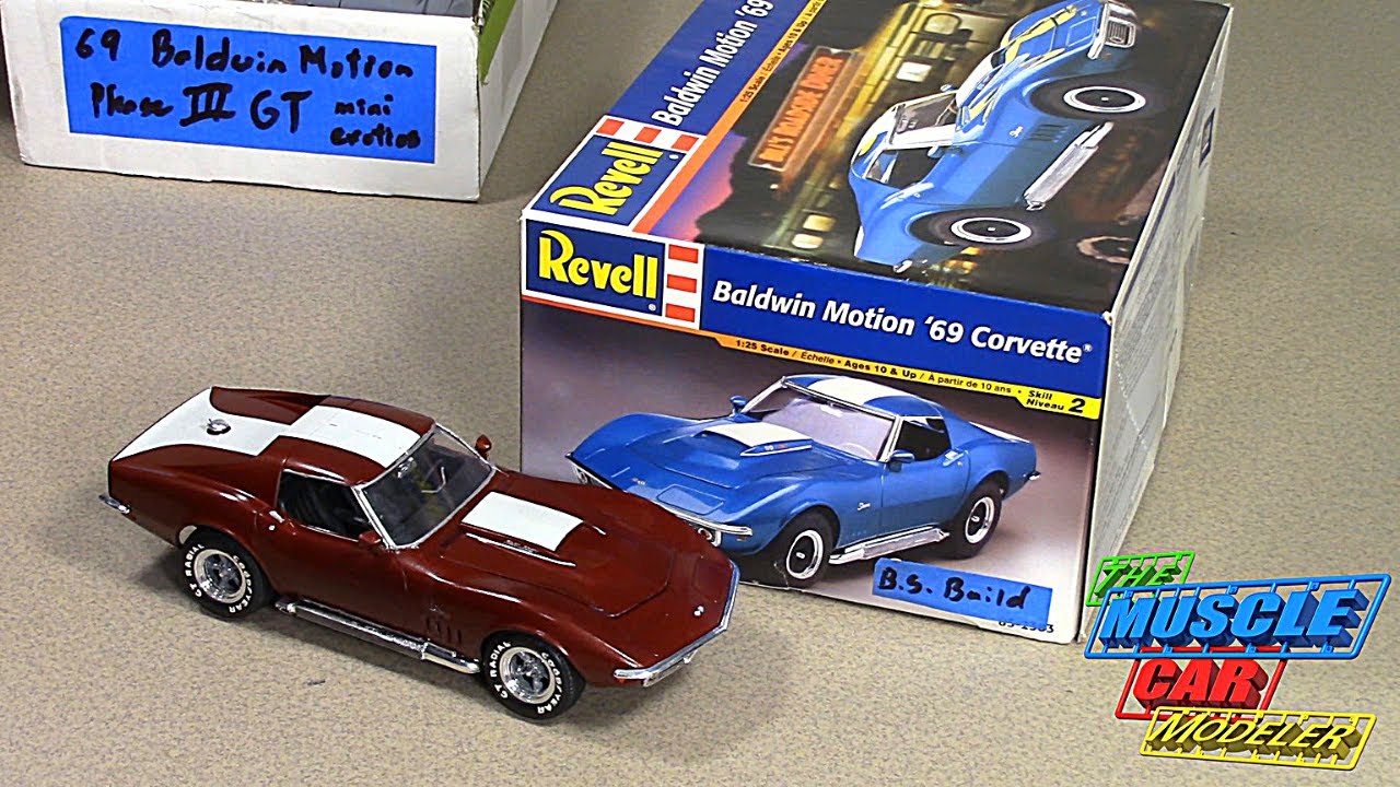 Revell 1969 Baldwin Motion Chevrolet Corvette SS 427 start - YouTube