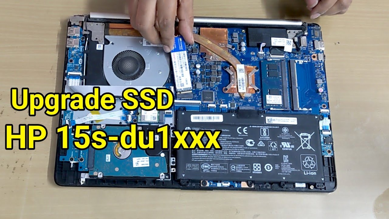 How to Upgrade SSD in HP 15s-du1xxx Laptop (Full guide) - YouTube