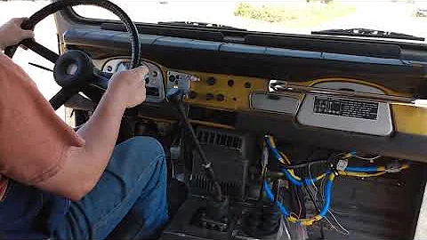 1975 FJ40 - First drive with Cummins r2.8