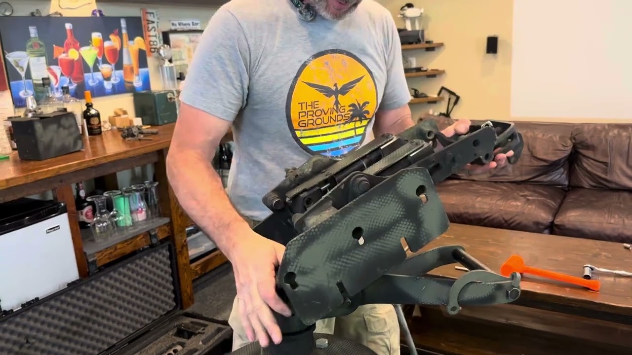 M2 Tripod - Installing the Pintle Adapter , T&E, and MK93 Soft Mount