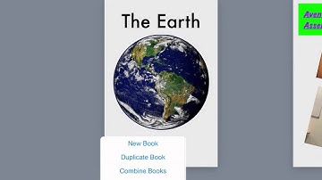 Combining books in Book Creator