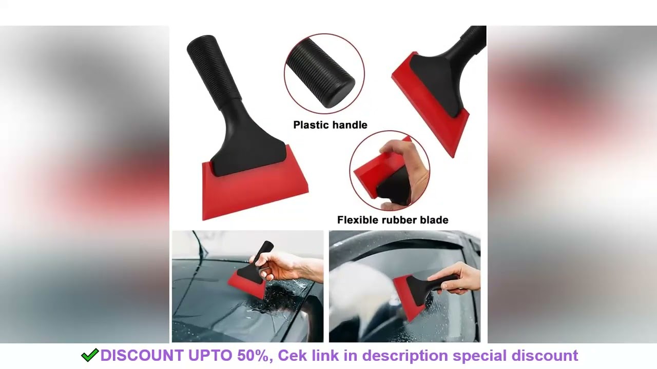 Car Window Film Tinting Tools Professional Vinyl Wrap Installation Kit with Squeegees Rubber Scraper