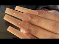 How to do acrylic nails | tapered square acrylic nails tutorial | how to acrylic nails for beginners