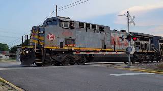 KCS Grey Ghost Duo Leads CPKC 181 Through Genoa, IL | 6-19-2024