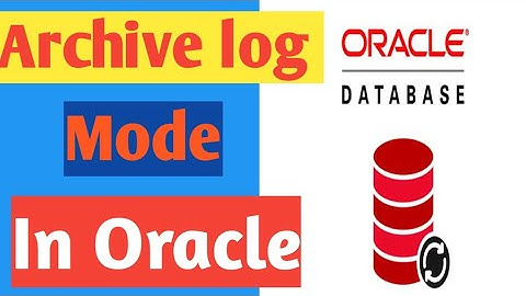 Archive log mode in oracle | How to Enable & disable archive log mode
