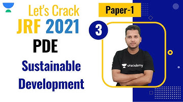 10:00 AM - JRF 2021| PDE by Saif Ahmad | Sustainable Development