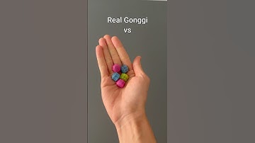 REAL GONGGI VS DICE VS 3D PRINTED #squidgame #squidgame2 #gonggi