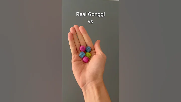 REAL GONGGI VS DICE VS 3D PRINTED #squidgame #squidgame2 #gonggi