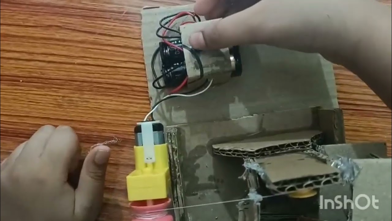 Toy lift made with mini BO Motor.