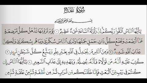 (22) سورة الحج | شيخ الزين محمد احمد