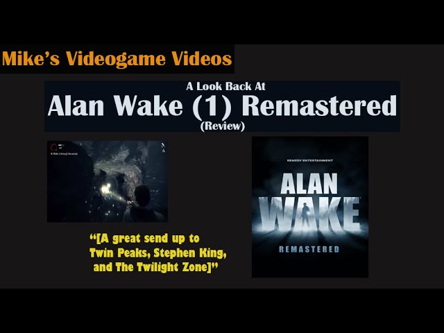 Alan Wake Remastered Review (PS5) - Twilight Zoned