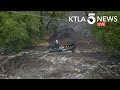 Crews Make Swift-Water Rescue in L.A. River