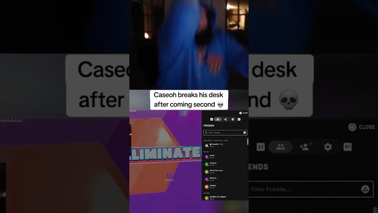 caseoh break his desk | caseoh funny moments| 