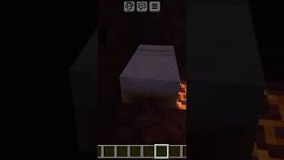 I can sleep in nether #minecraft #subscribe #like # gamingshorts