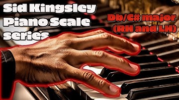 Master the Db Major Scale on Piano:Right hand and Left hand