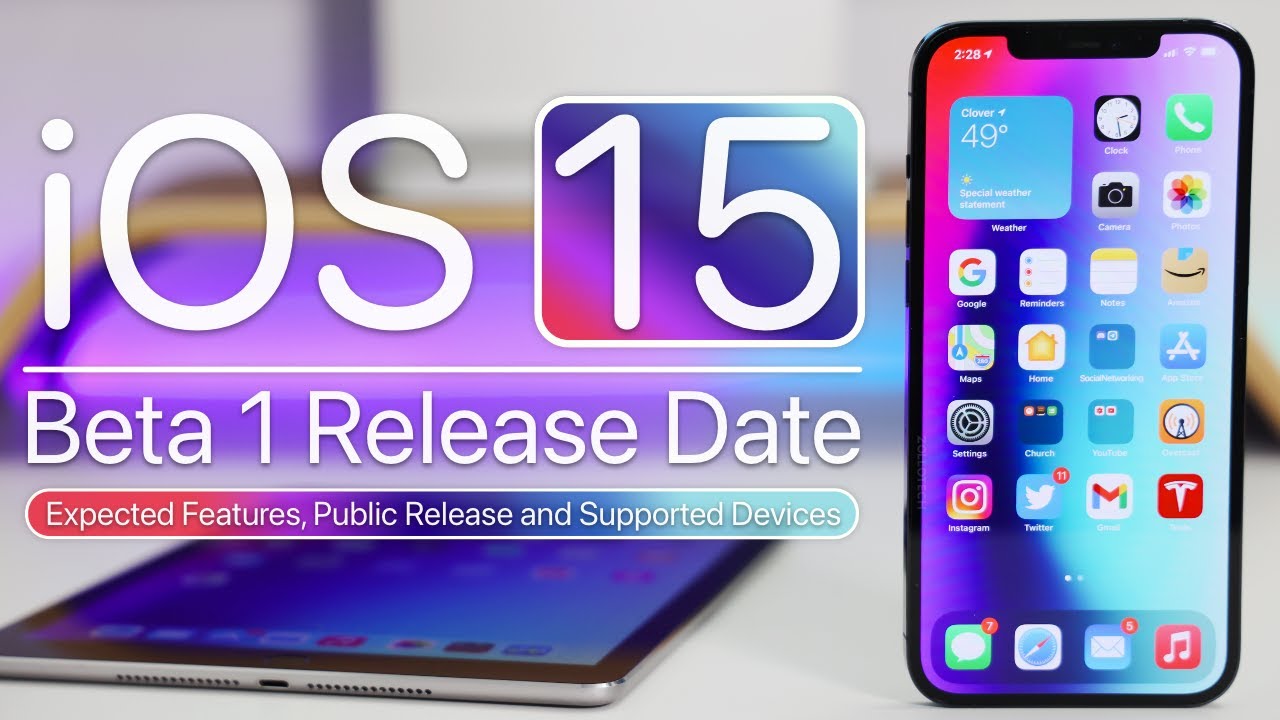 موعد تحديث ios 15