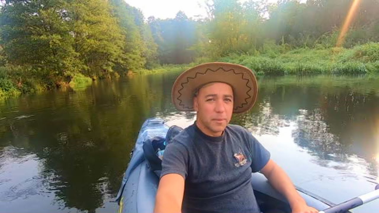 Spływ Drwęcą kajakiem dmuchanym 90 km: Brodnica -Golub Dobrzyń - Toruń część 1