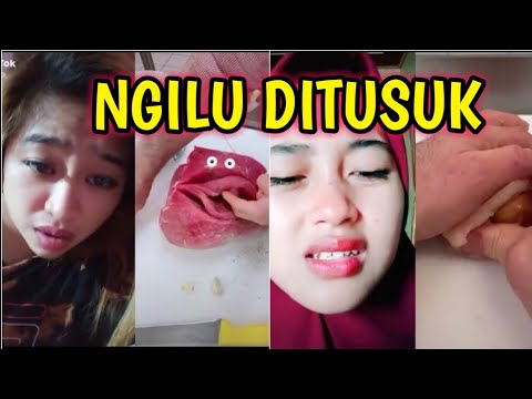 Ngilu Cuk ‼️Reaksi Cewe Lihat Dagingnya Dibelah dan Liat Siotong Panjang Gede 🔛 Funny Reaction