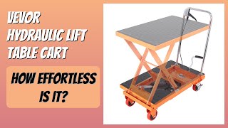 REVIEW (2026): VEVOR Hydraulic Lift Table Cart. Features