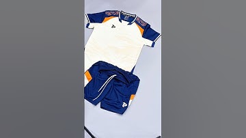 Nhận in tên số miễn phí | Quần áo bóng đá Just Play Striker kem thun mè cao cấp J-Cool thoáng mát