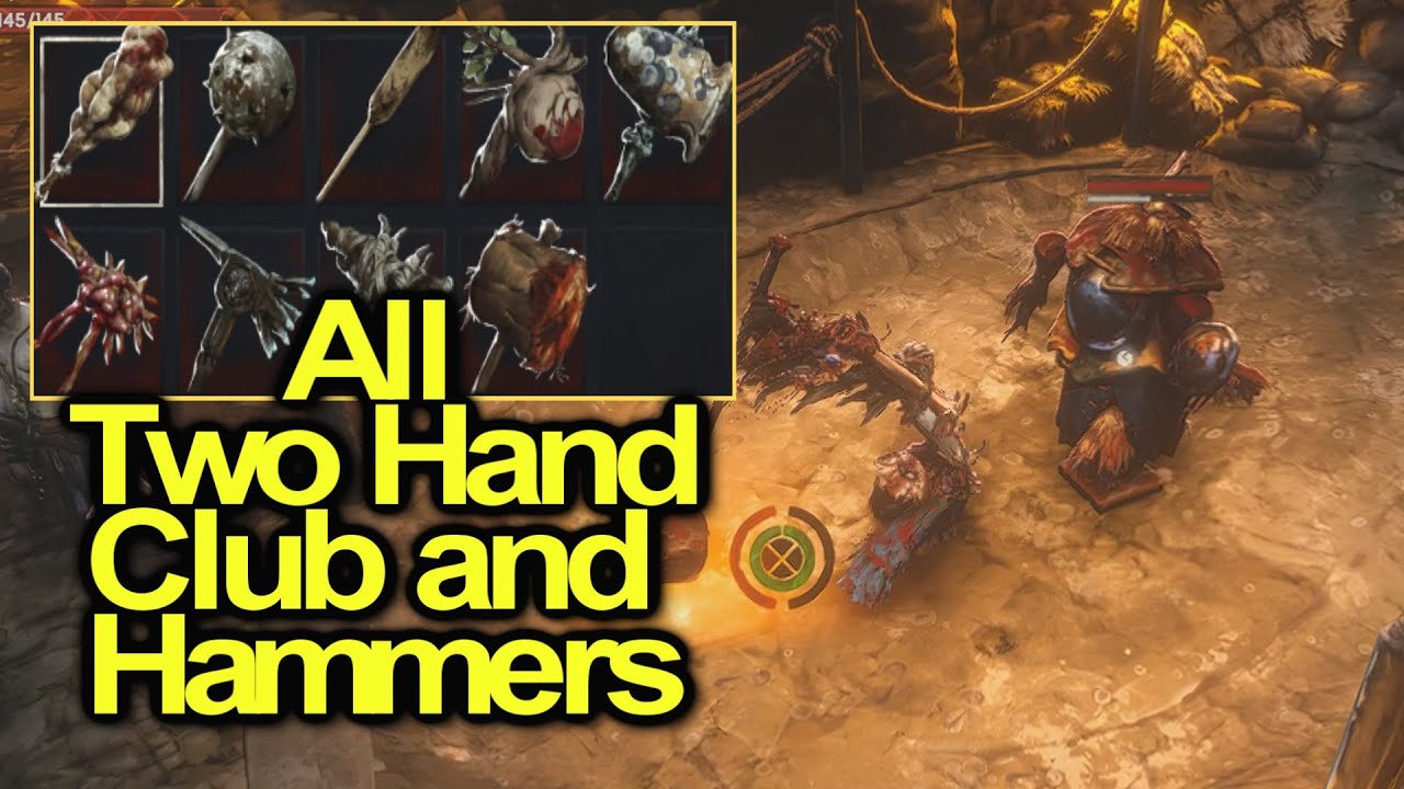 All Two Hand Clubs and Hammers | Move sets and Rune Attacks | No rest for the wicked Together