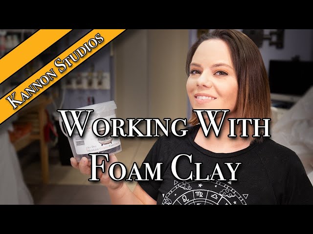 Fast and easy SCULPTING MAGIC with Foam Clay! 