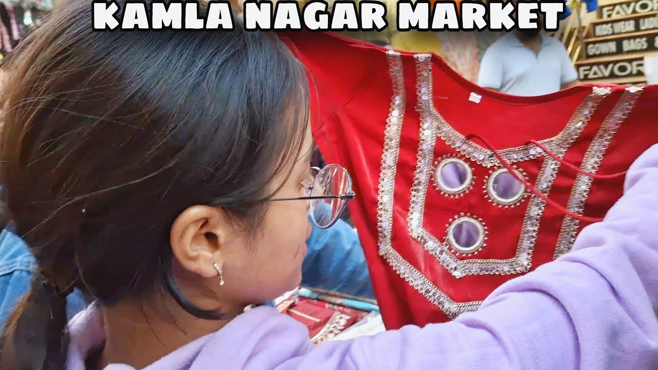 KAMLA NAGAR MARKET has come for the first time, so cheap clothes | #vlog 