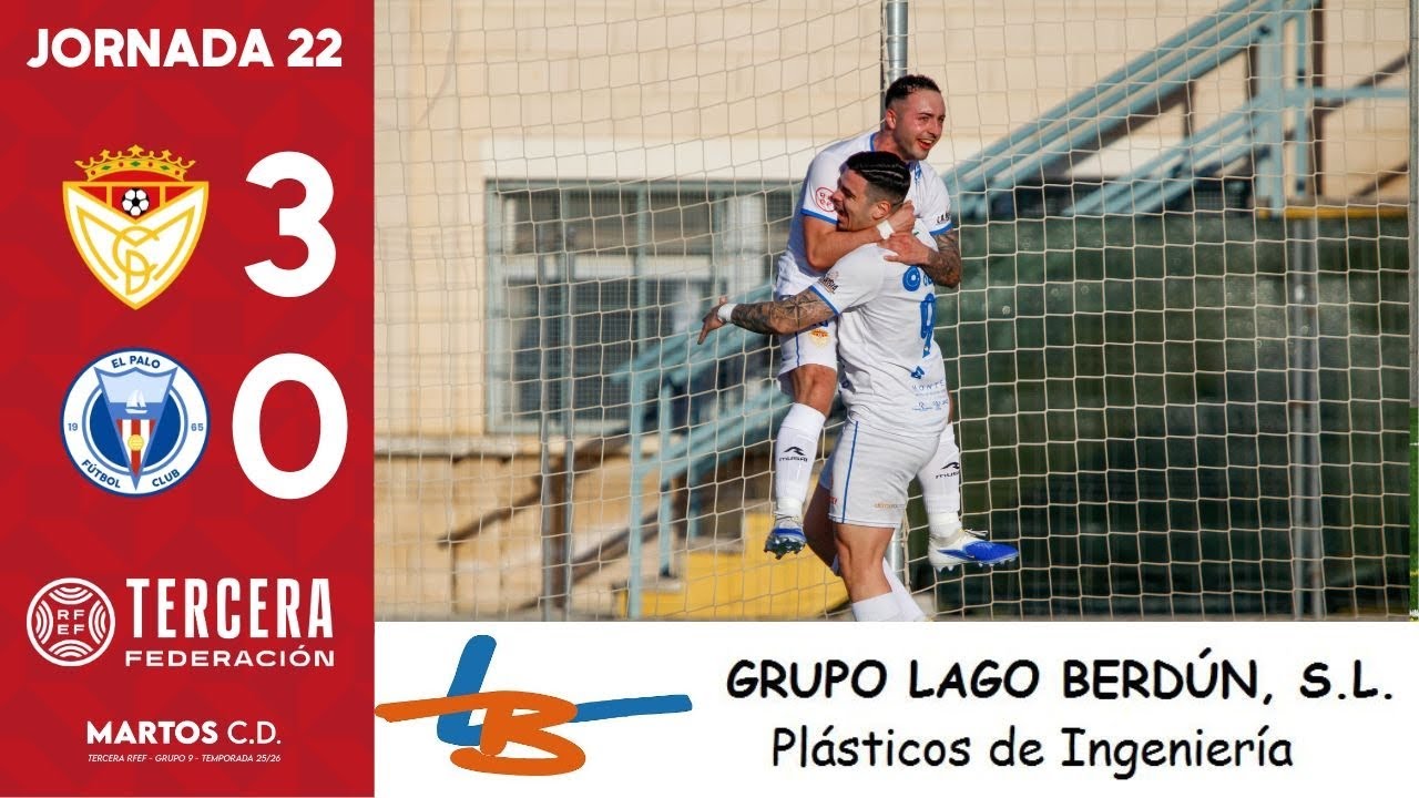 RESUMEN JORNADA 22 | Martos C.D. 3-0 C.D. El Palo C.F.