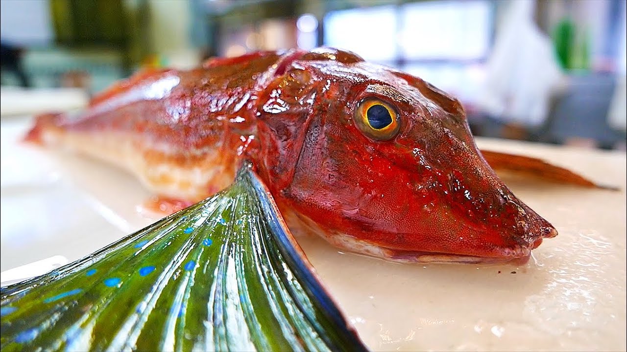 日本路邊小吃 八角魚生魚片小樽海鮮飯 Youtube