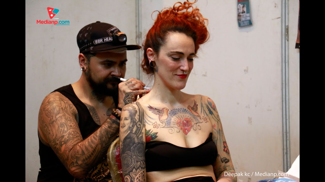 6th International Nepal Tattoo Convention in Kathmandu, Nepal  ( Media Np TV)